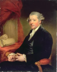 Retrato de Joshua Reynolds, siglo XVIII